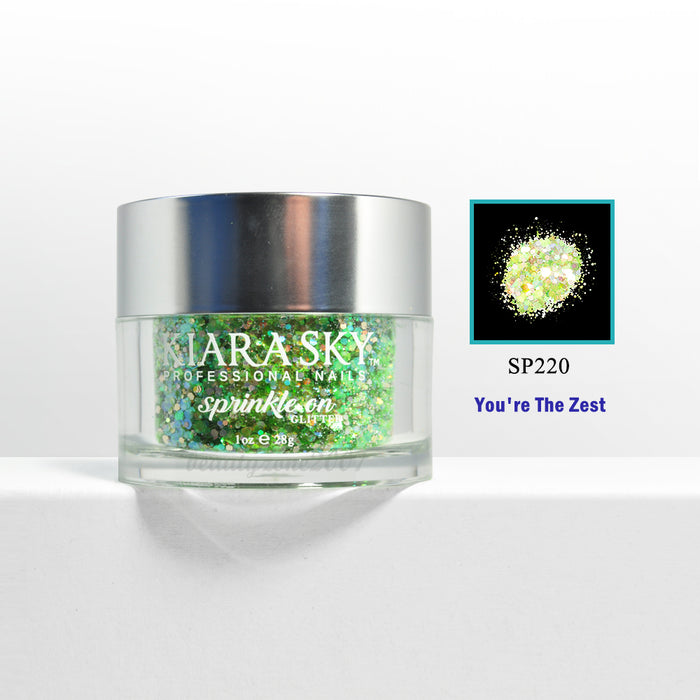 Kiara Sky Glitter Powder - SP220 You're The Zest 1 oz