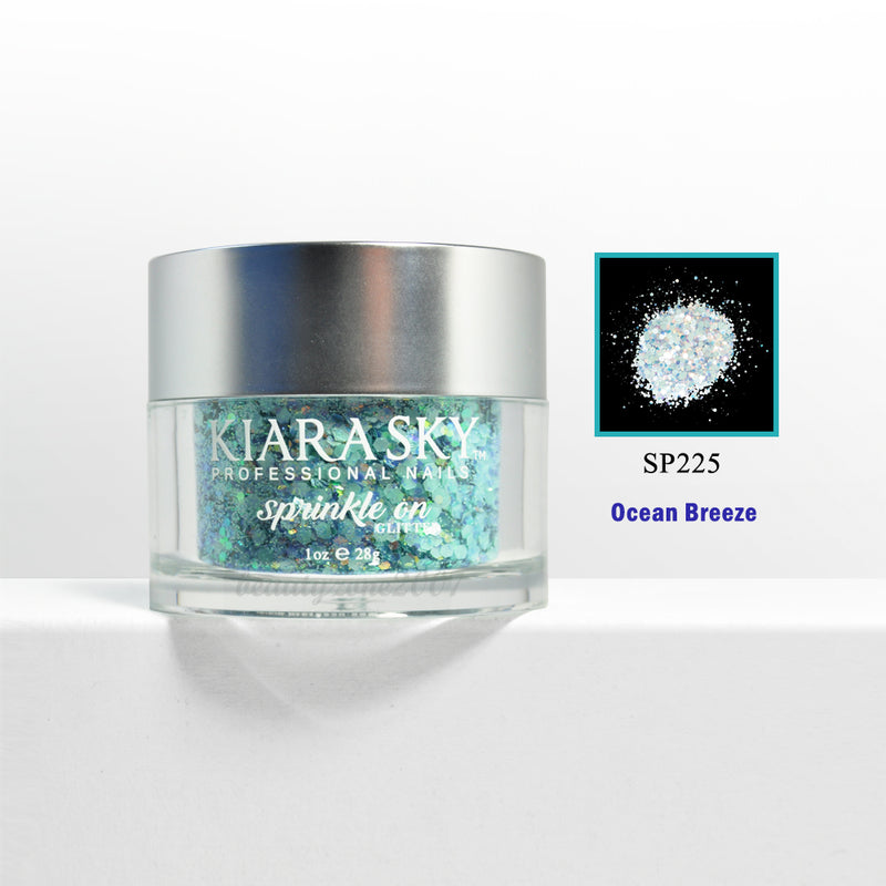 Polvos con purpurina Kiara Sky - SP225 Brisa Marina 28 g