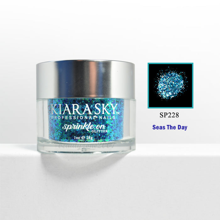 Kiara Sky Glitter Powder - SP228 Seas The Day 1 oz