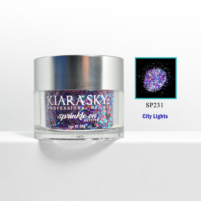 Polvos con purpurina Kiara Sky - SP231 City Lights 28 g