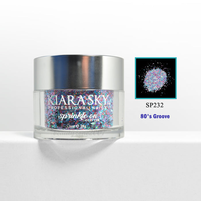 Kiara Sky Glitter Powder - SP232 80's Groove 1 oz