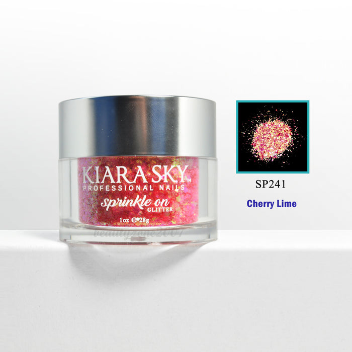 Kiara Sky Glitter Powder - SP241 Cherry Lime 1 oz