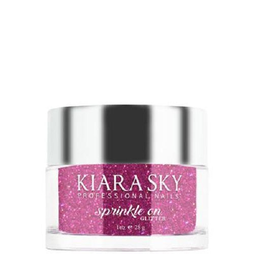 Kiara Sky Glitter Powder - SP263 Fushia Shock 1 oz