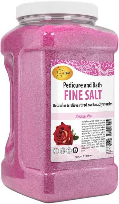Spa Redi - Pedi Bath Fine Salt - Sensual Rose 128 oz