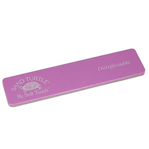 Soft Touch Nail File - Pink Sand Turtle Sponge 280 Grit (3 Pcs)