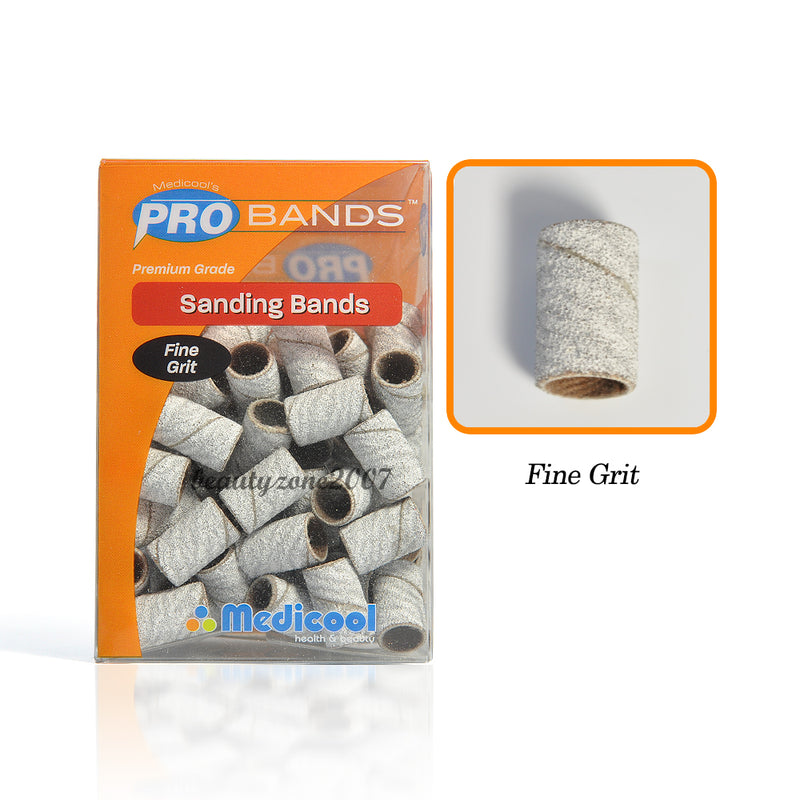 Medicool - Zebra Sanding Bands - Fine Grit 100 pcs