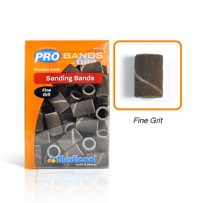 Medicool - Red Sanding Bands - Fine Grit 100 pcs