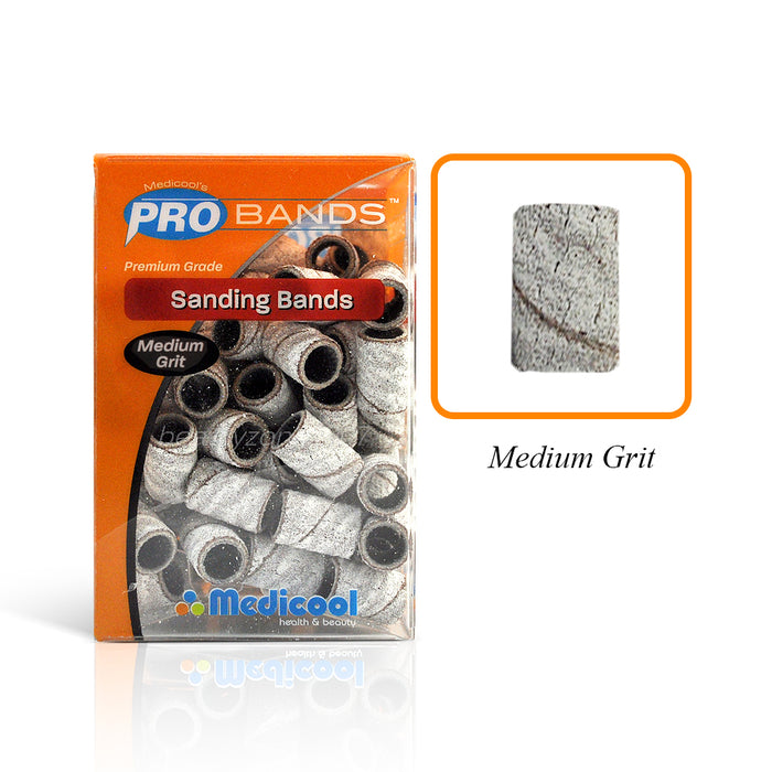 Medicool - Zebra Sanding Bands 100 pcs - Medium Grit