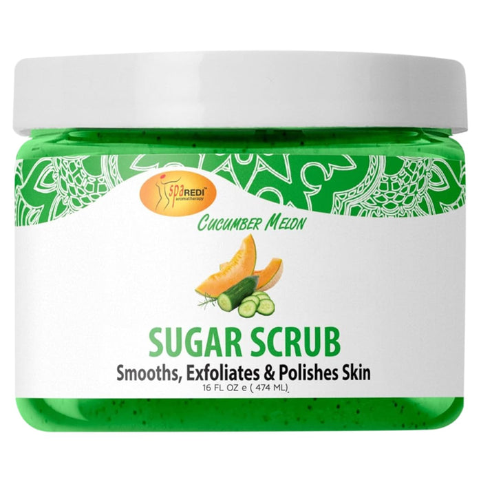 Spa Redi - Sugar Scrub - Cucumber Melon 16 oz