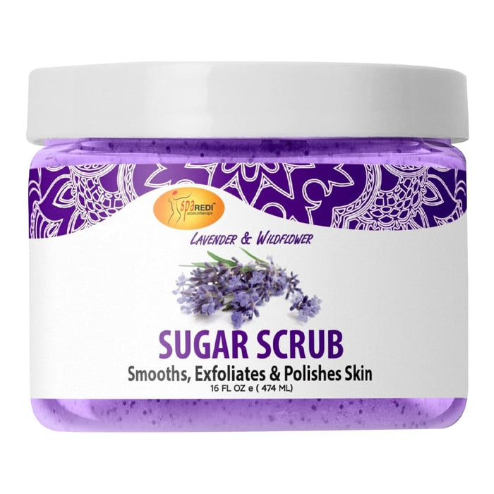 Spa Redi - Sugar Scrub - Lavender & Wildflower 16 oz