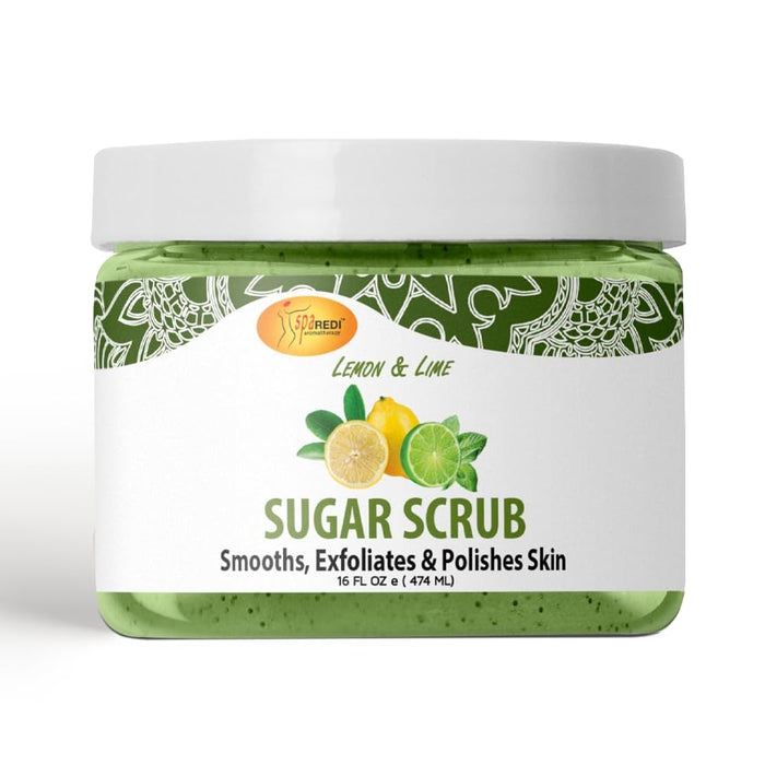 Spa Redi - Sugar Scrub - Lemon & Lime 16 oz