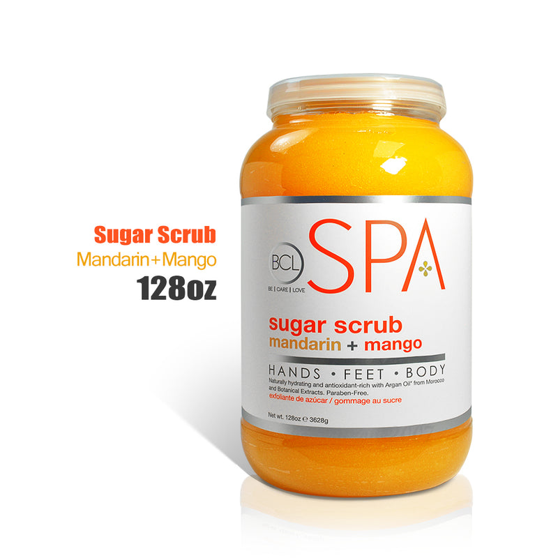 BCL SPA - Exfoliante de azúcar - Mandarina + Mango 3.8 litros
