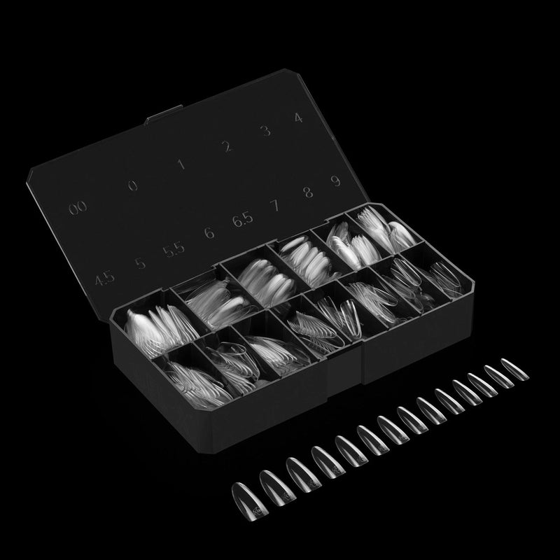 Apres - Gel-X Tips - Redondas largas esculpidas (600 unidades)