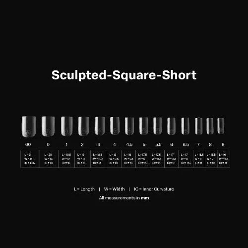 Apres - Gel-X Sculpted Square Short (600Pcs)