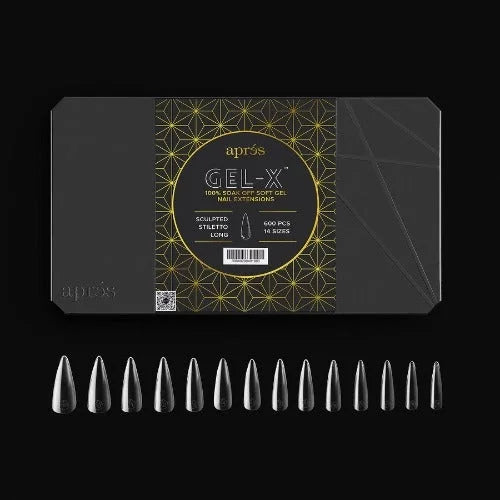 Apres - Gel-X Tips - Sculpted Square Long (600 Pcs)