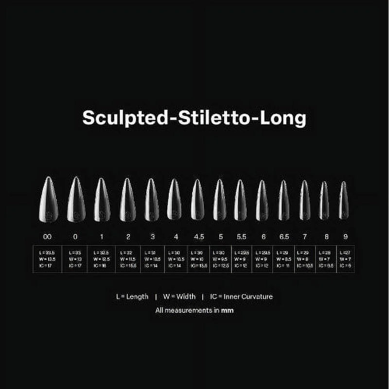 Apres - Gel-X Tips - Sculpted Square Long (600 Pcs)