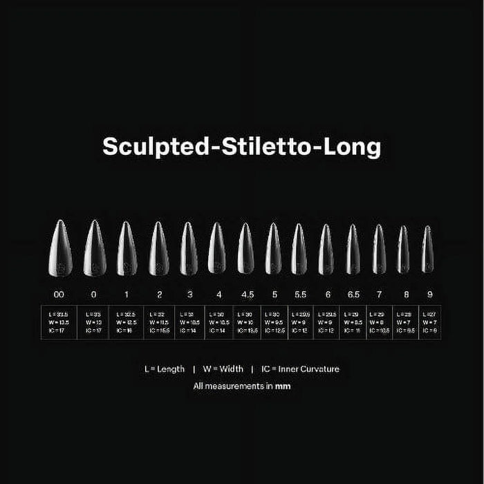 Apres - Gel-X - Sculpted Stiletto Long (600Pcs)