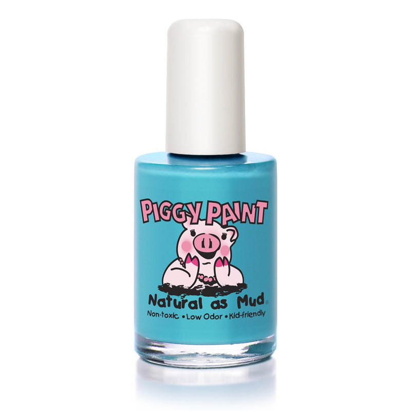 Piggy Paint 100% Non-toxic Girls Nail Polish - Sea-quin (Blue)