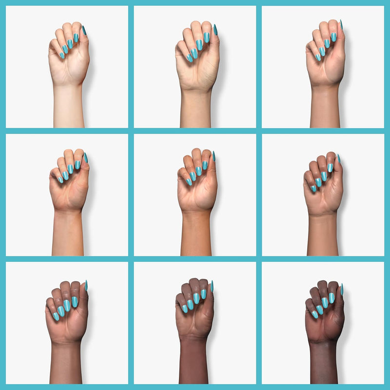 Piggy Paint 100% Non-toxic Girls Nail Polish - Sea-quin (Blue)