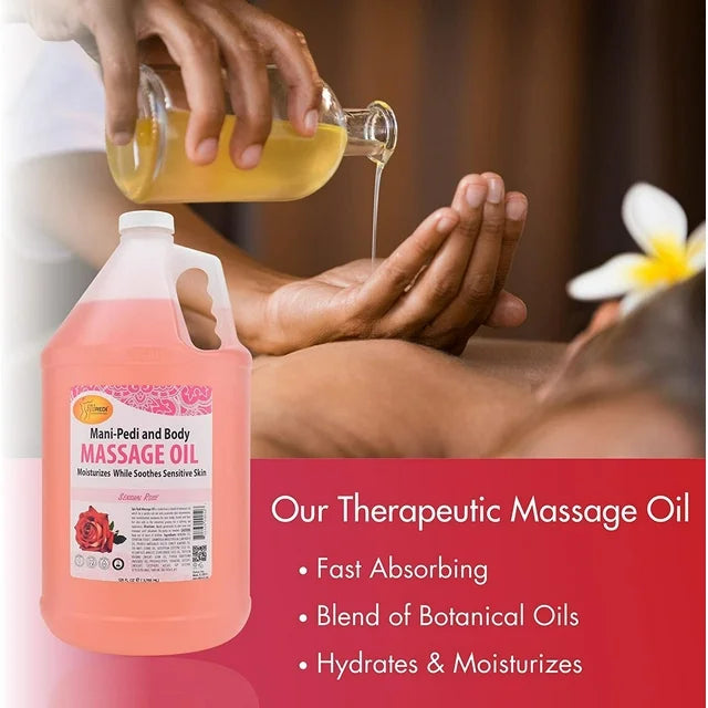 Spa Redi - Massage Oil - Sensual Rose 128oz