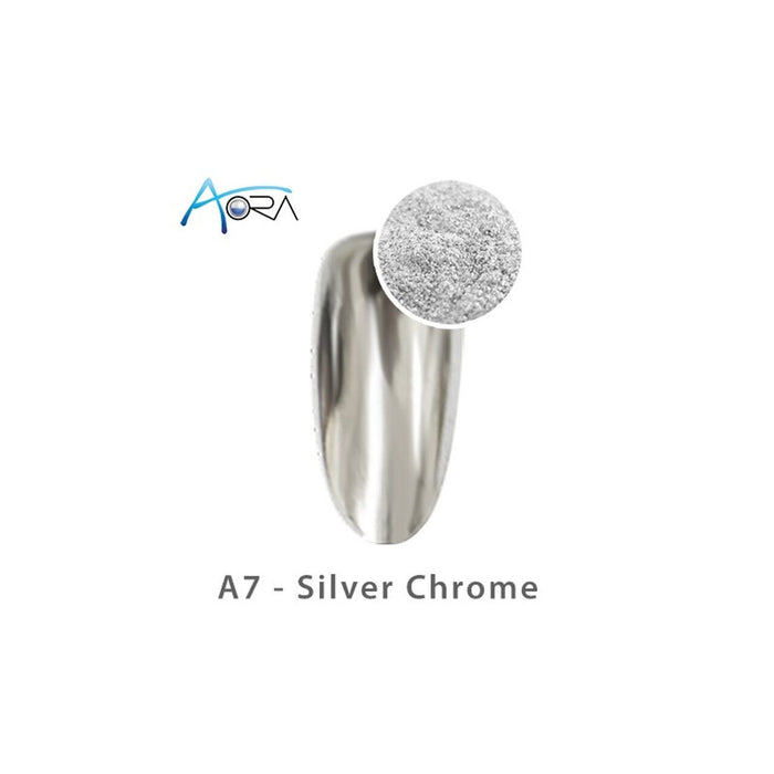 Aora Chrome Powder - Metallic Hologram - Silver