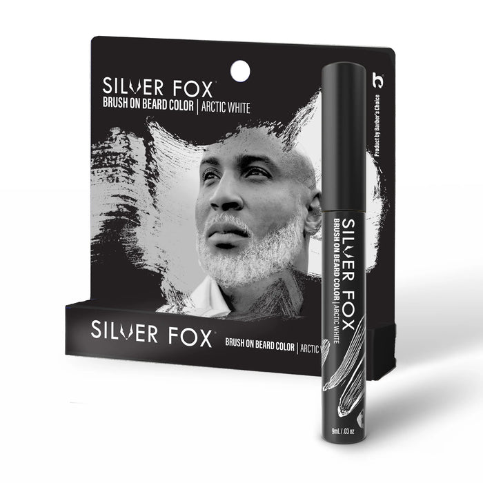 Godefroy - Silver Fox Arctic White Brush on Beard Color
