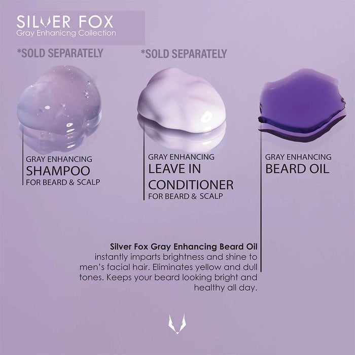 Silver Fox - Beard Oil For Gray Hair 1.7 oz