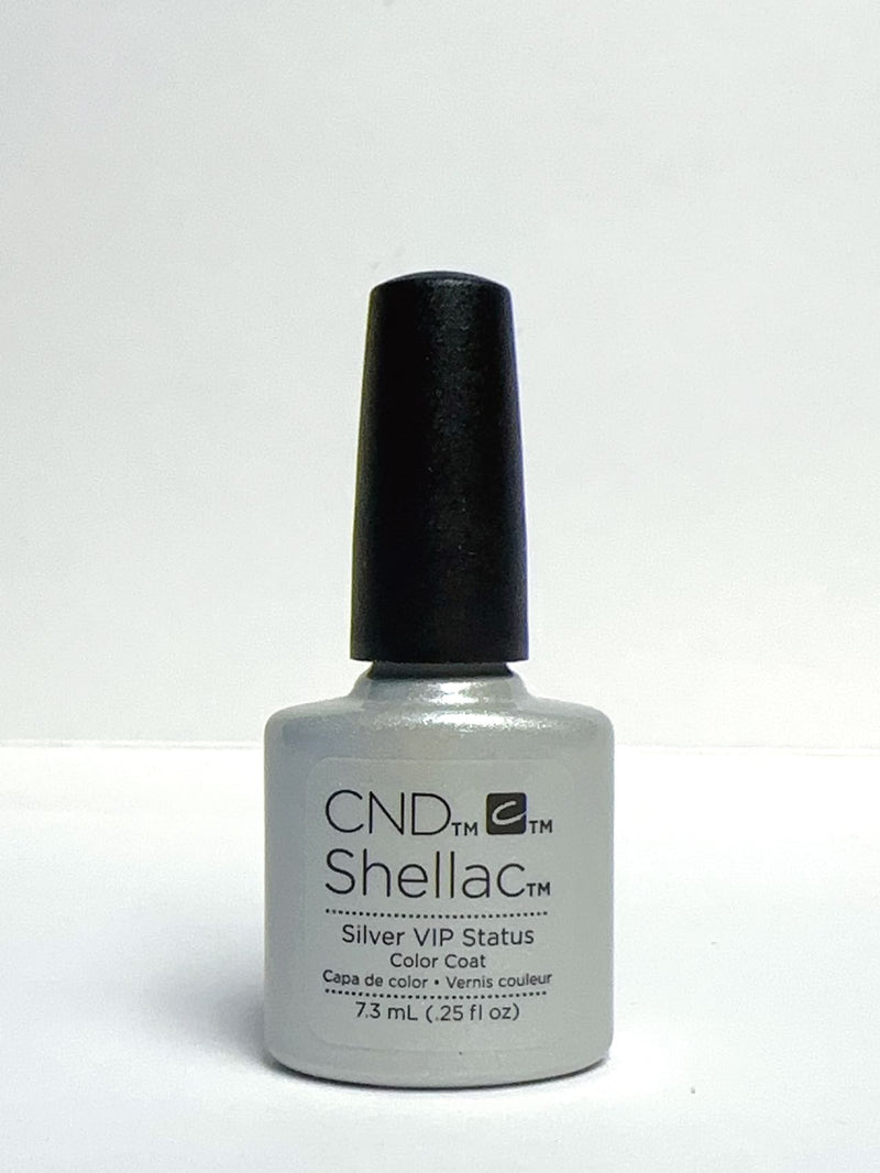 CND Shellac - Silver VIP Status (Brillo plateado) (0,25 oz)