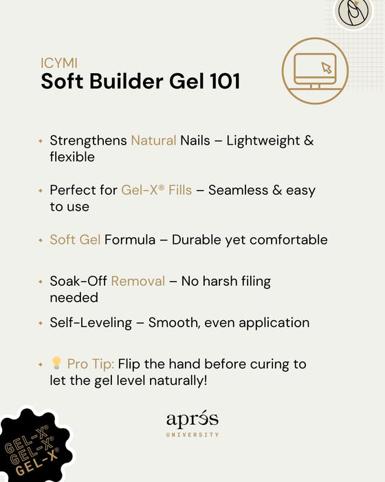 Apres - Soft Gel Builder in a Bottle 0.5oz