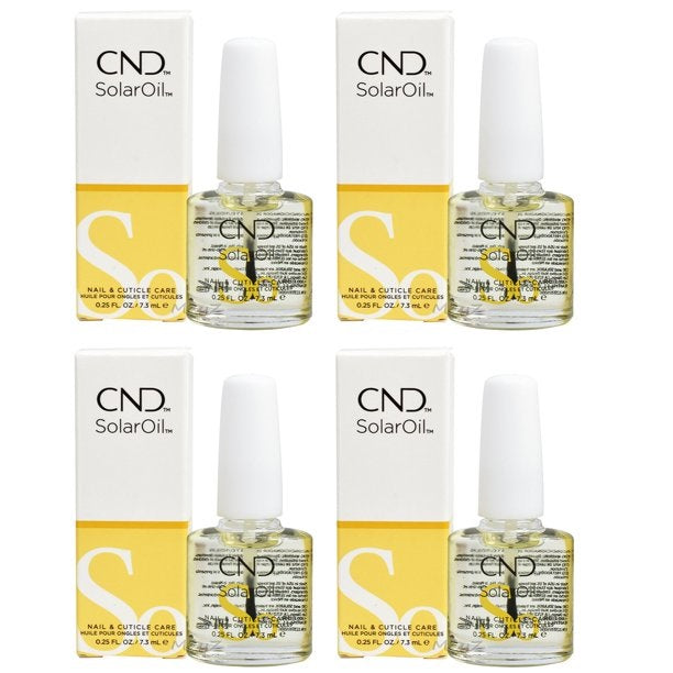CND - Aceite Solar 0.25 oz (Paquete de 4)