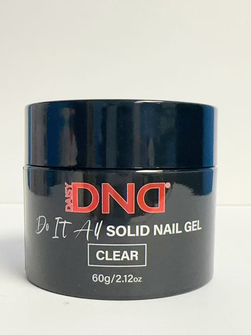 DND Solid Nail Gel Clear 2.12 oz – 0.5 fl oz UV/LED Soak Off