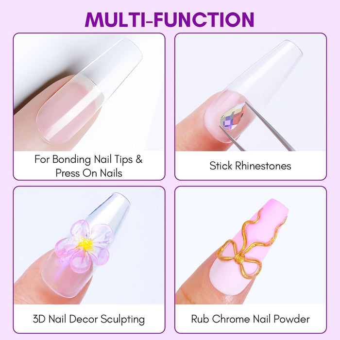 DND - Solid Nail Gel - Clear 2.12 oz