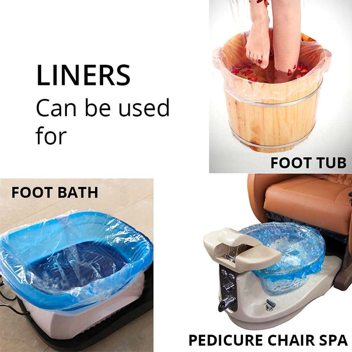 Spa Disposable Liners Big Size Fits all Pedicure Spa (500 Pcs)