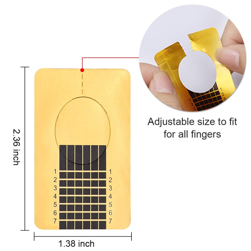 Square Acrylic Nail Forms 500PCS