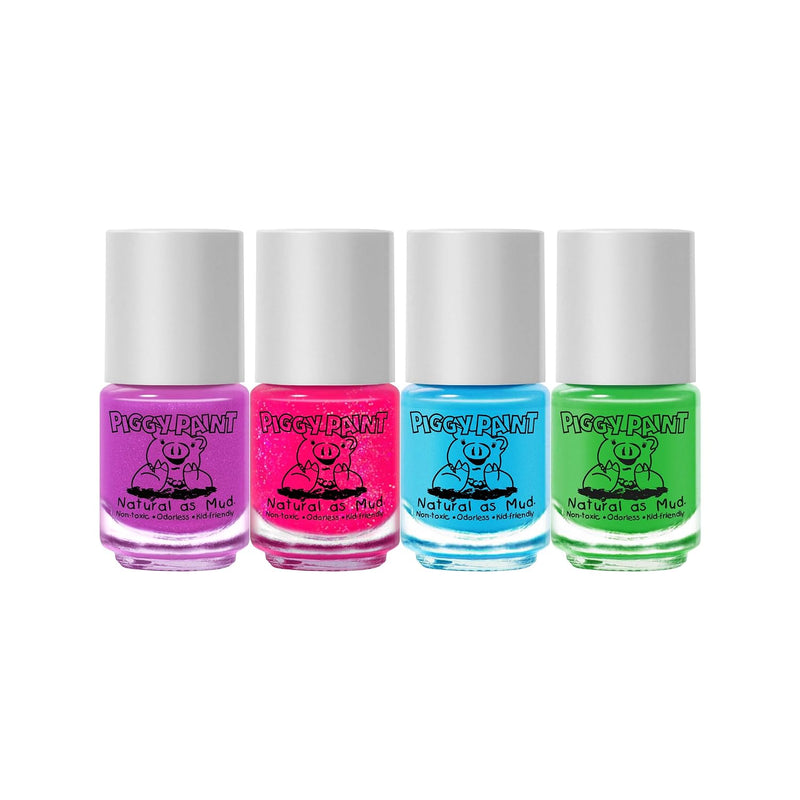 Piggy Paint | 100% Non-Toxic Girls Nail Polish (4 Polish Gift Set) - Stay Positive