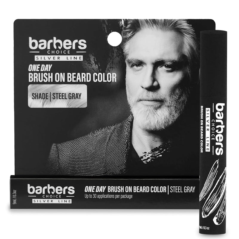 Silver Fox Brush On Beard Color Steel Gray product image