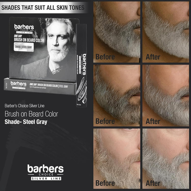 Barbers Choice Brush On Beard Color Arctic White product image 4