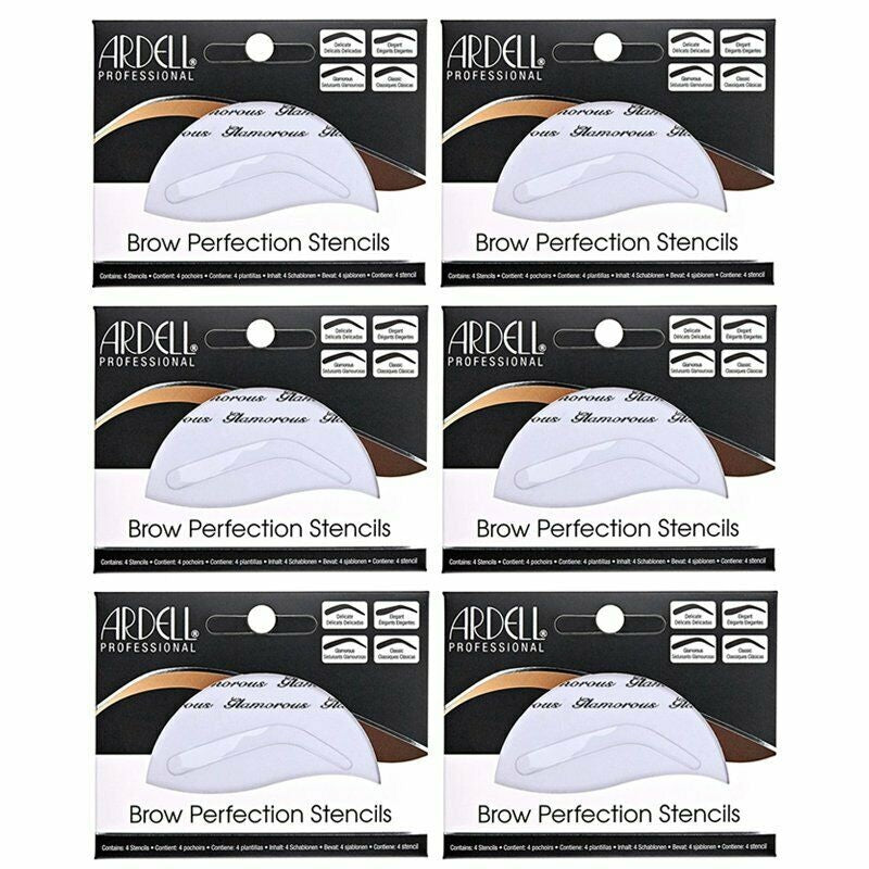 Ardell - Brow Perfection Stencils 4 Stencils/per pack (6 Pack)