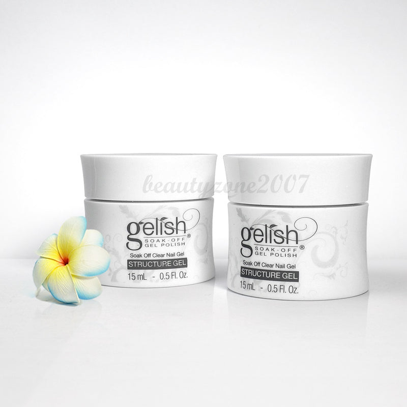 Gelish - Gel Estructurante - Transparente 0.5 oz (Paquete de 2) #01247