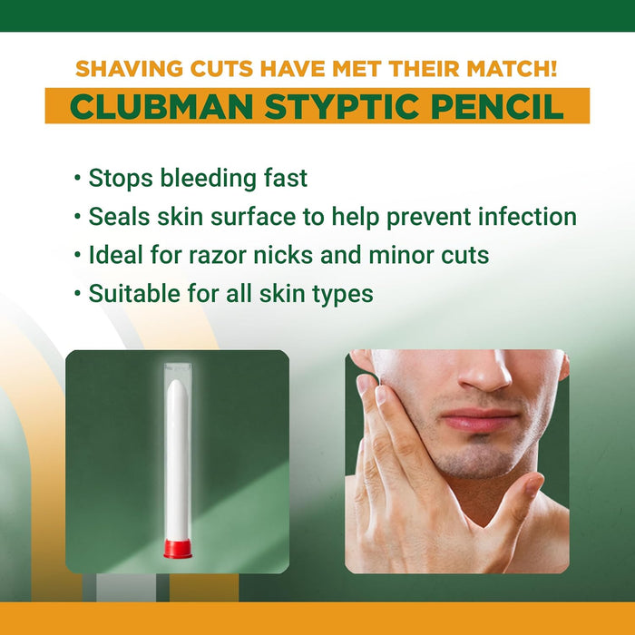 Clubman - Styptic Pencil 0.33 oz (2 Pack)