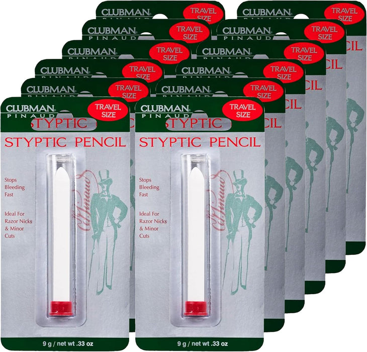 Clubman - Styptic Pencil 0.33 oz (12 Pack)