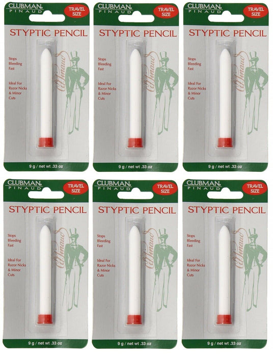 Clubman - Styptic Pencil 0.33 oz (6 Pack)
