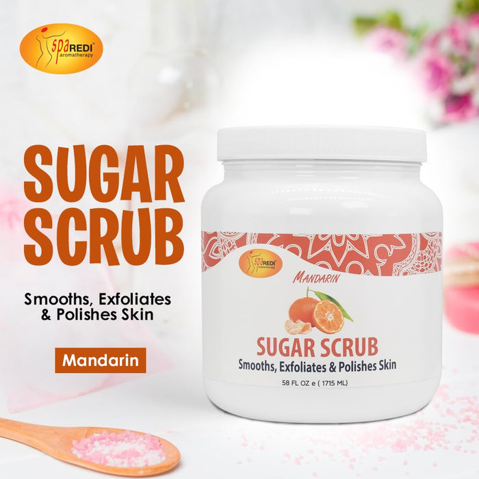 Spa Redi - Sugar Scrub - Mandarin 58 oz