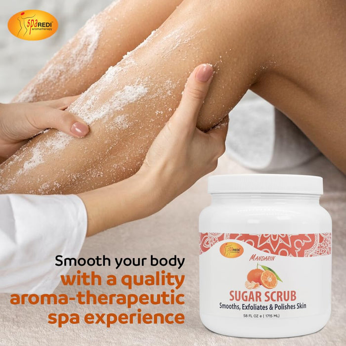 Spa Redi - Sugar Scrub - Mandarin 58 oz
