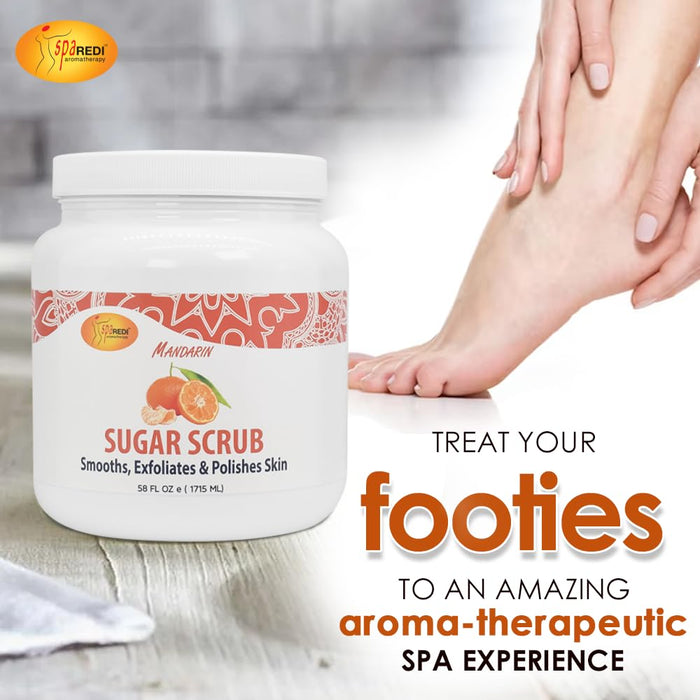Spa Redi - Sugar Scrub - Mandarin 58 oz
