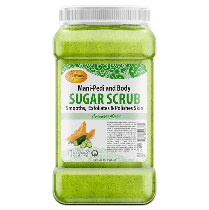 Spa Redi - Sugar Scrub - Cucumber Melon 128 oz
