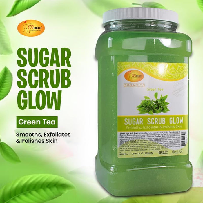 Spa Redi - Sugar Scrub - Green Tea 128 oz