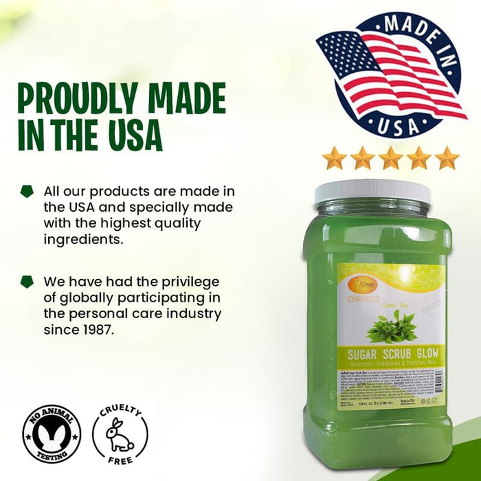 Spa Redi - Sugar Scrub - Green Tea 128 oz
