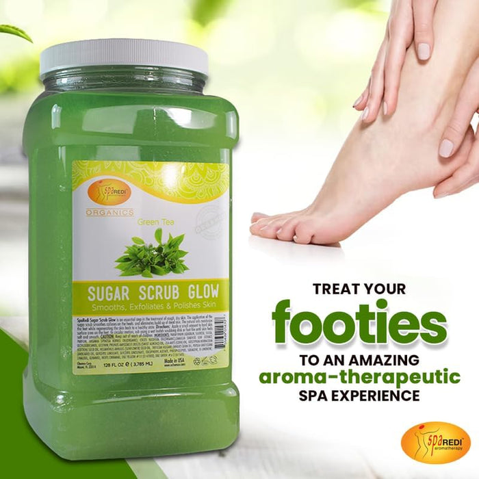 Spa Redi - Sugar Scrub - Green Tea 128 oz