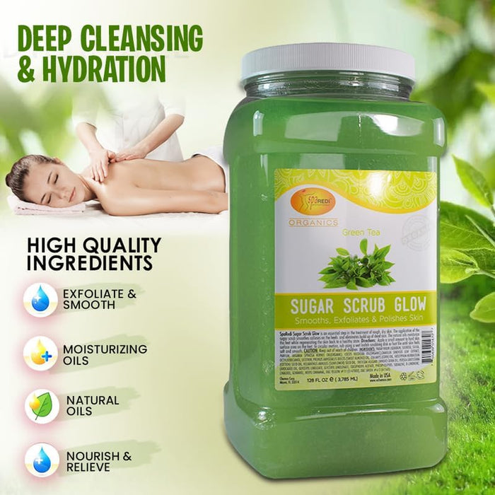 Spa Redi - Sugar Scrub - Green Tea 128 oz